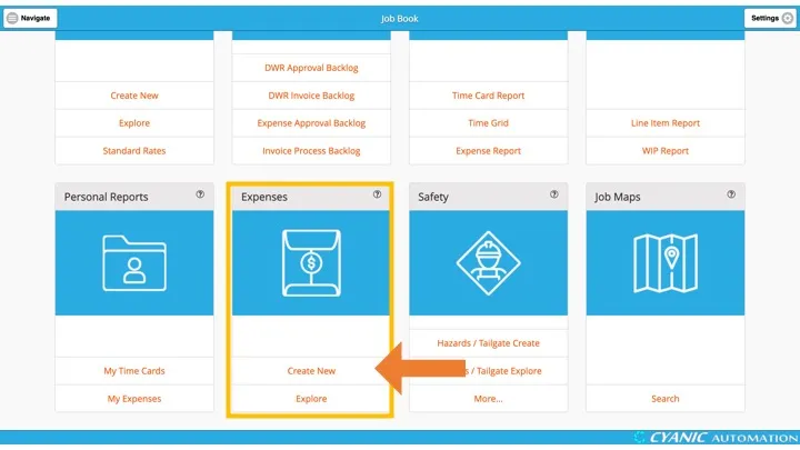 Expenses - Create New