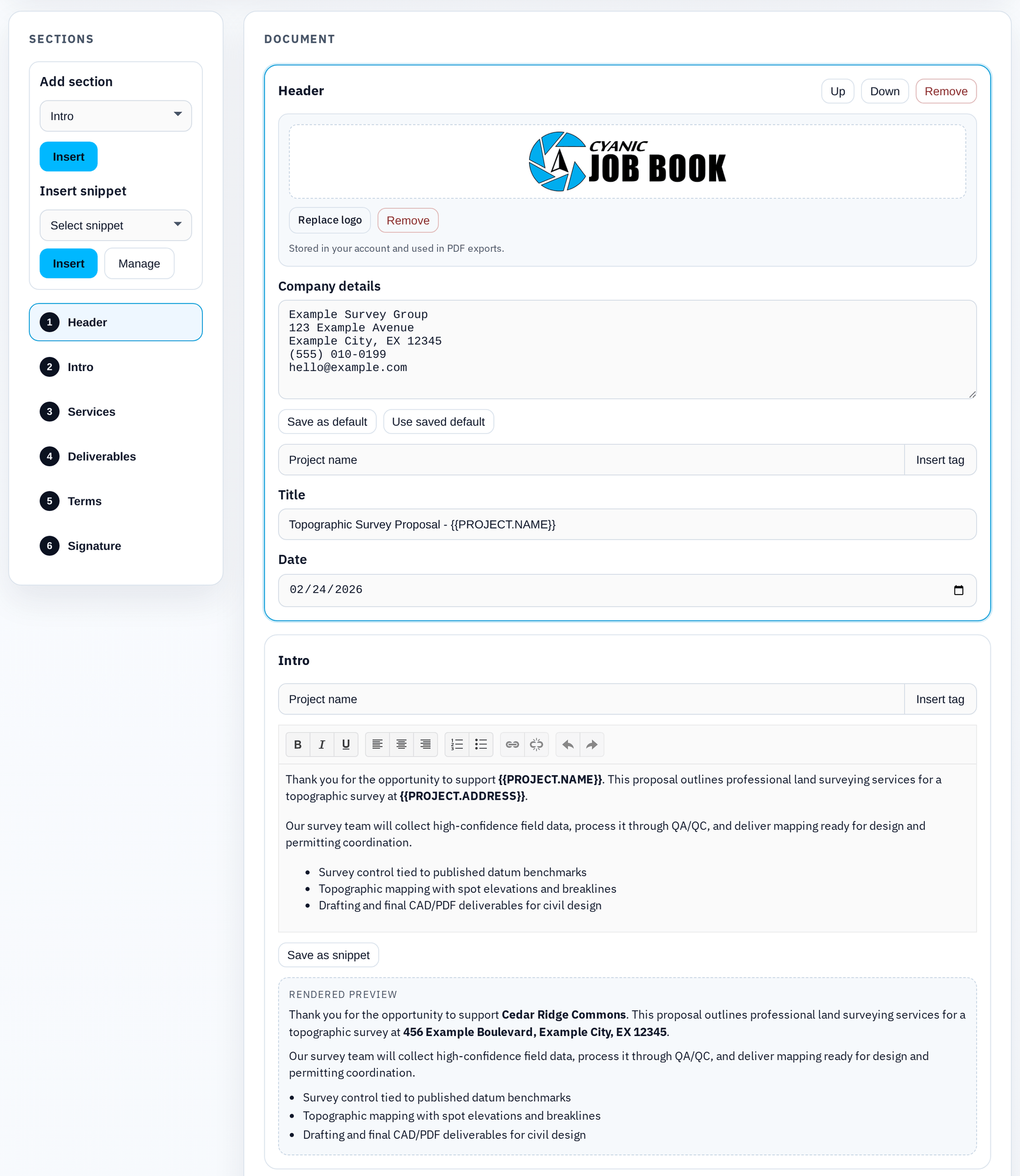 Why we built a free Proposal Builder for surveyors