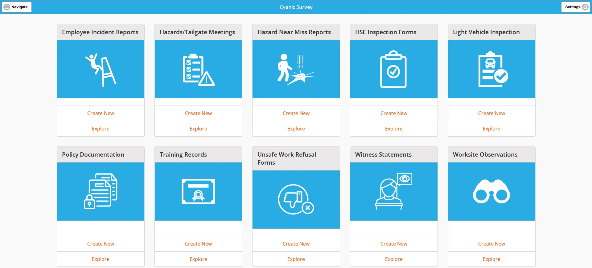 The safety dashboard