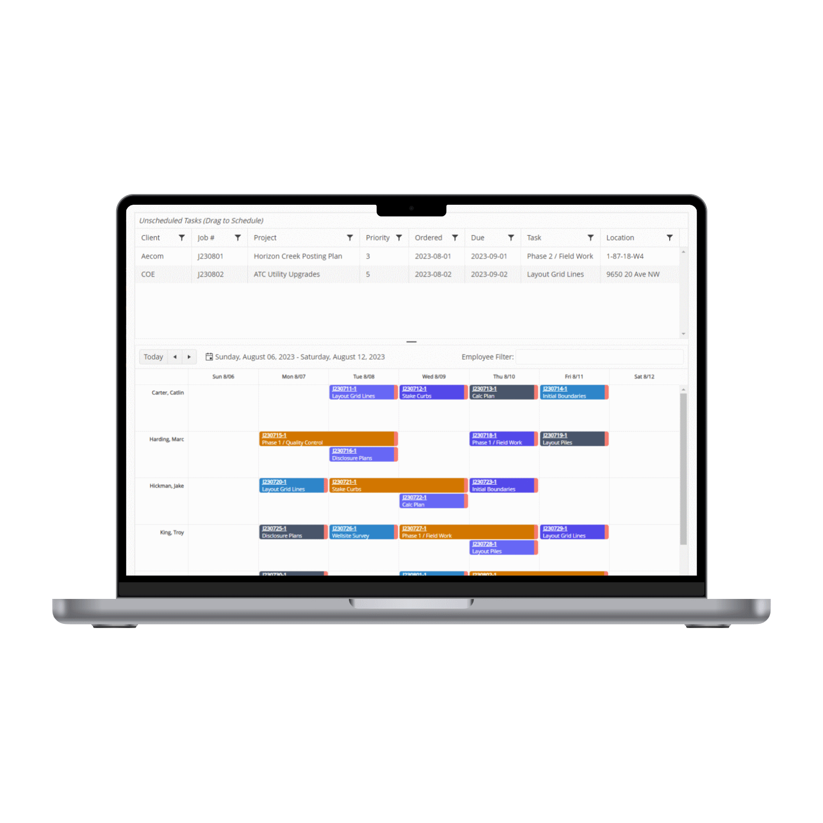 Cyanic Job Book Tasks & Scheduling Hero Image